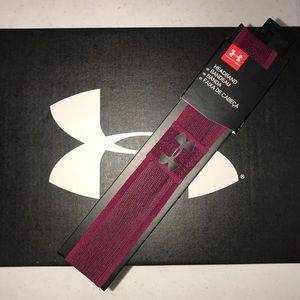 Maroon UA headband NWT